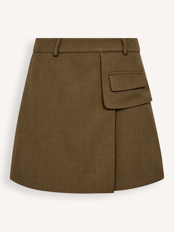 Ontdek de Luna geweven rok van Co'Couture in de kleur legergroen bij Orangebag. Op werkdagen voor 21:45 besteld, morgen in huis.