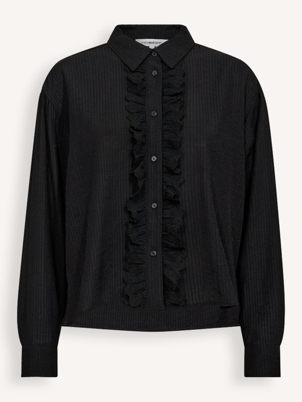 Ontdek de Albie viscosemix blouse van Co'Couture in de kleur zwart bij Orangebag. Op werkdagen voor 21:45 besteld, morgen in huis.