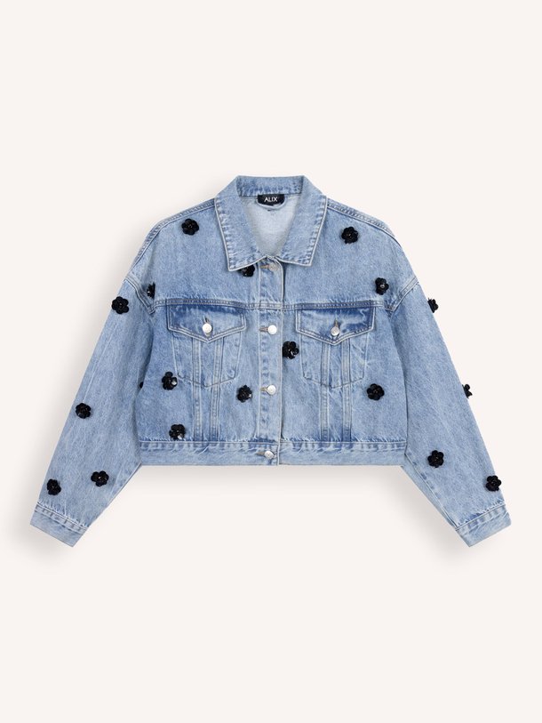 Ontdek de Denim jack van Alix The Label in de kleur blauw bij Orangebag. Op werkdagen voor 21:45 besteld, morgen in huis.