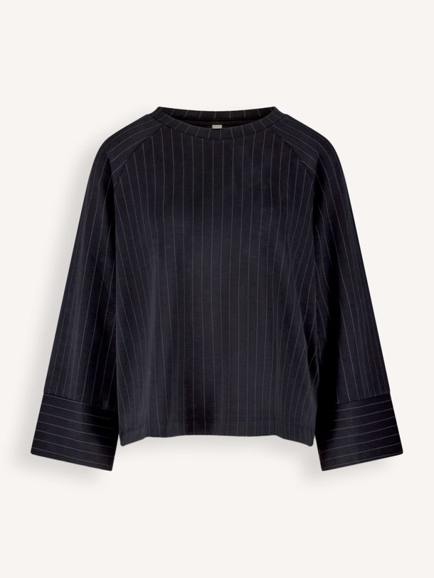 Ontdek de Modalmix longsleeve met krijtstreep van Summum in de kleur zwart bij Orangebag. Op werkdagen voor 21:45 besteld, morgen in huis.
