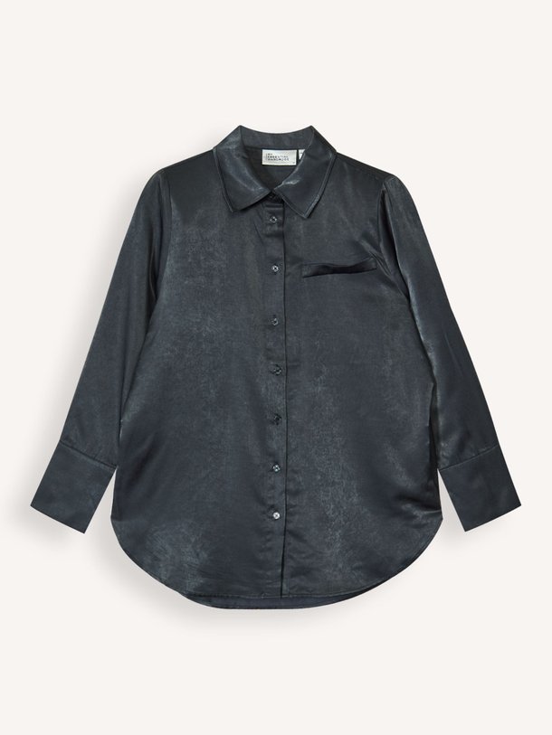 Ontdek de Estelle viscosemix blouse van My Essential Wardrobe in de kleur antraciet bij Orangebag. Op werkdagen voor 21:45 besteld, morgen in huis.
