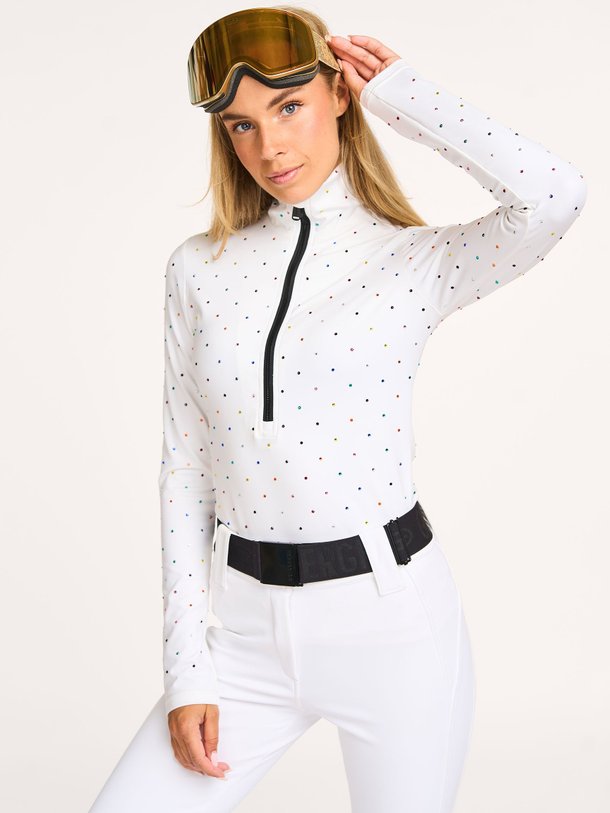 Ontdek de Eclair ski pully met strass van Goldbergh in de kleur off-white bij Orangebag. Op werkdagen voor 21:45 besteld, morgen in huis.