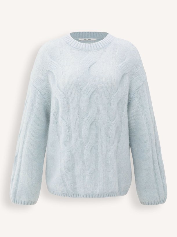Ontdek de Alpacamix kabeltrui van Yaya in de kleur lichtblauw bij Orangebag. Op werkdagen voor 21:45 besteld, morgen in huis.
