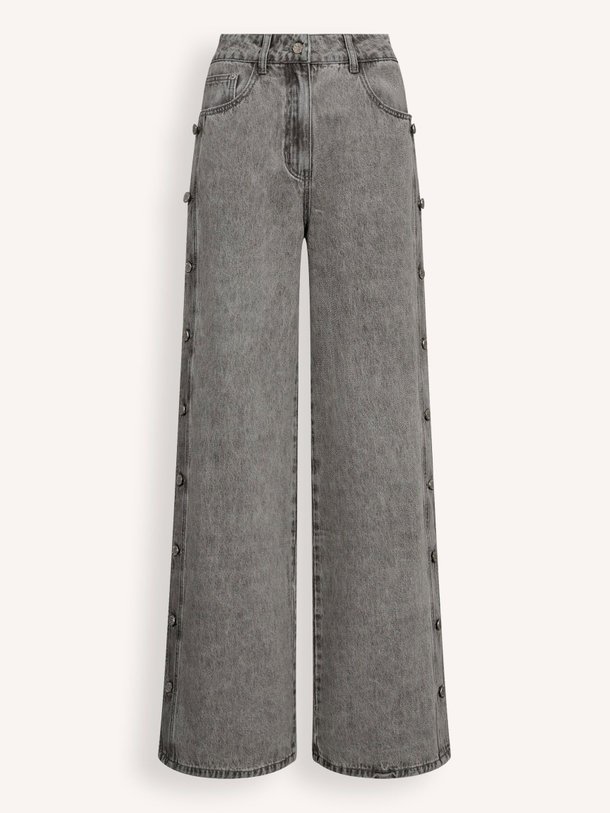 Ontdek de High waist loose fit jeans van Haute L'Amitié in de kleur lichtgrijs bij Orangebag. Op werkdagen voor 21:45 besteld, morgen in huis.