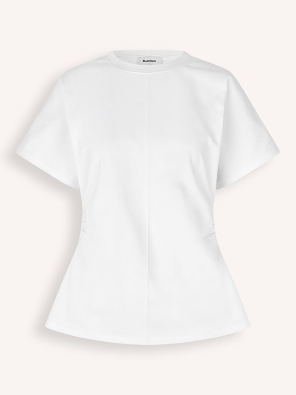 Ontdek de Pataya organic cotton T-shirt van Modstrom in de kleur wit bij Orangebag. Op werkdagen voor 21:45 besteld, morgen in huis.