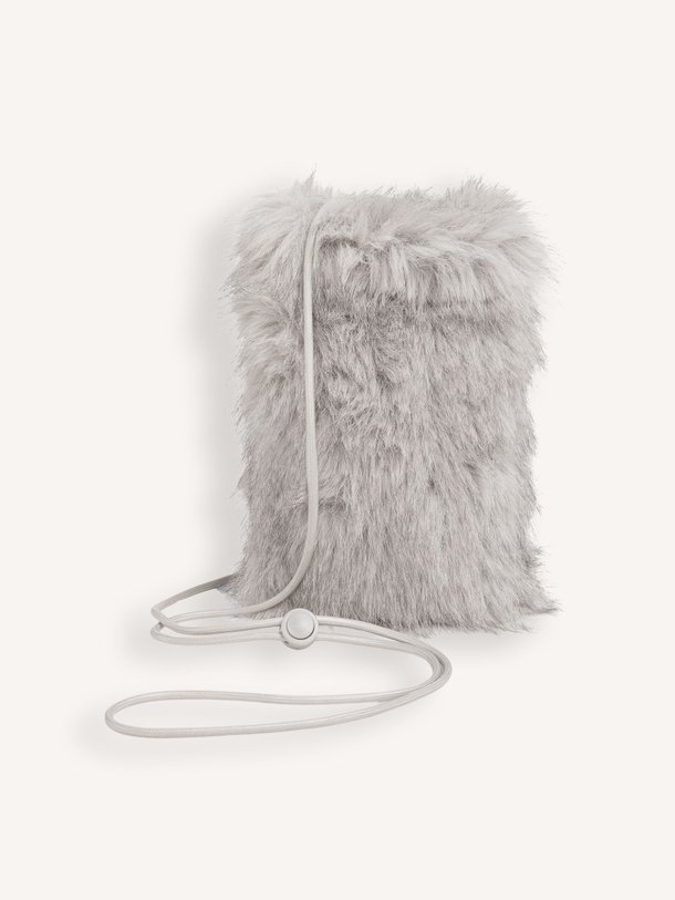 Ontdek de Geweven fake fur telefoontasje van Yaya in de kleur lichtgrijs bij Orangebag. Op werkdagen voor 21:45 besteld, morgen in huis.