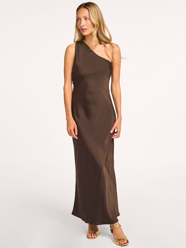 Ontdek de Narcissa geweven jurk van Modstrom in de kleur donkerbruin bij Orangebag. Op werkdagen voor 21:45 besteld, morgen in huis.