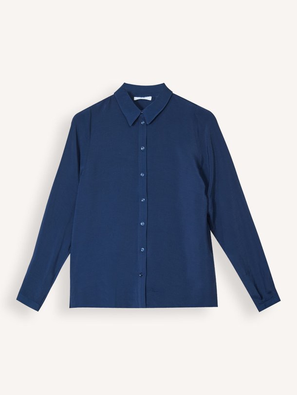 Ontdek de Donna viscosemix gestreepte blouse van By-Bar in de kleur donkerblauw bij Orangebag. Op werkdagen voor 21:45 besteld, morgen in huis.