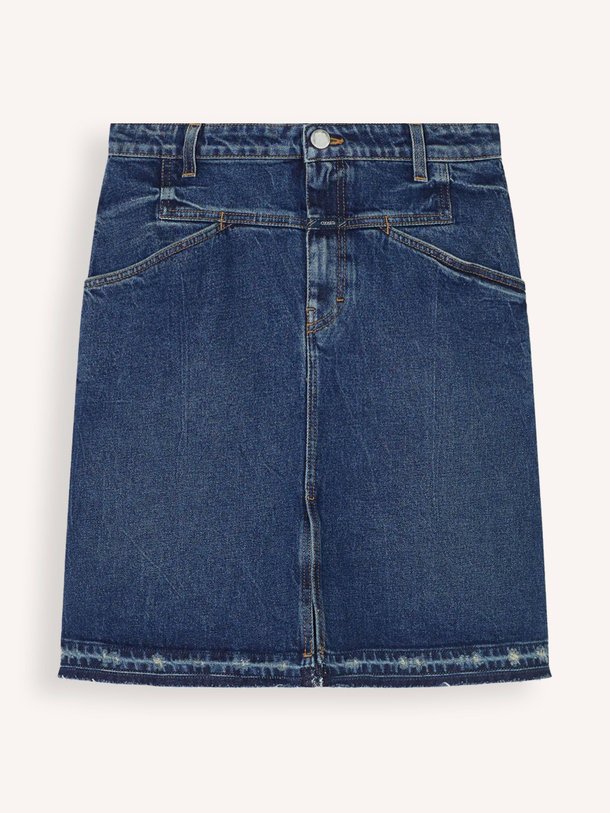 Ontdek de Stover denim rok van Closed in de kleur donkerblauw bij Orangebag. Op werkdagen voor 21:45 besteld, morgen in huis.