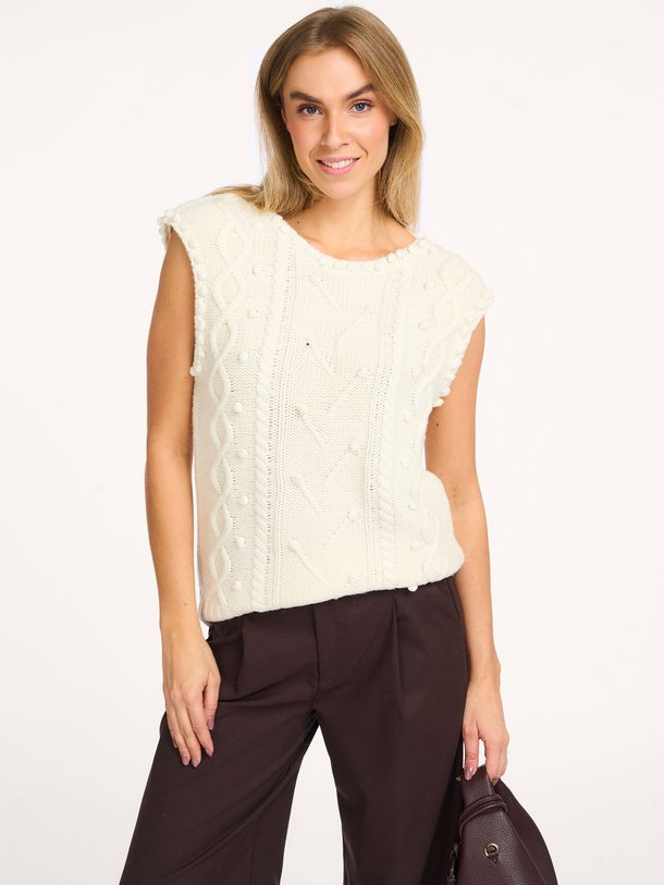 Ontdek de Kamela wollen spencer van Sofie Schnoor in de kleur crème bij Orangebag. Op werkdagen voor 21:45 besteld, morgen in huis.