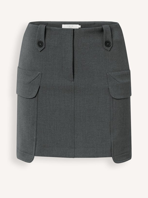 Ontdek de Viscosemix cargo rok van Yaya in de kleur antraciet bij Orangebag. Op werkdagen voor 21:45 besteld, morgen in huis.