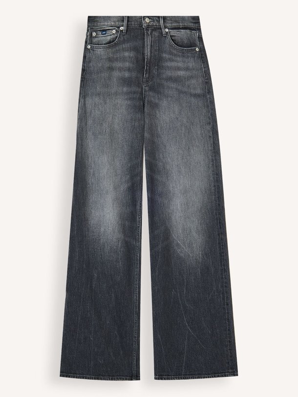 Ontdek de Miku high waist wide leg stretch jeans van Denham in de kleur donkergrijs bij Orangebag. Op werkdagen voor 21:45 besteld, morgen in huis.