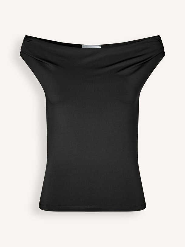 Modstrom Hima - Elastische Off Shoulder Top - Zwart Ontdek de Hima elastische off shoulder top van Modstrom in de kleur zwart bij Orangebag. Op werkdagen voor 21:45 besteld, morgen in huis.