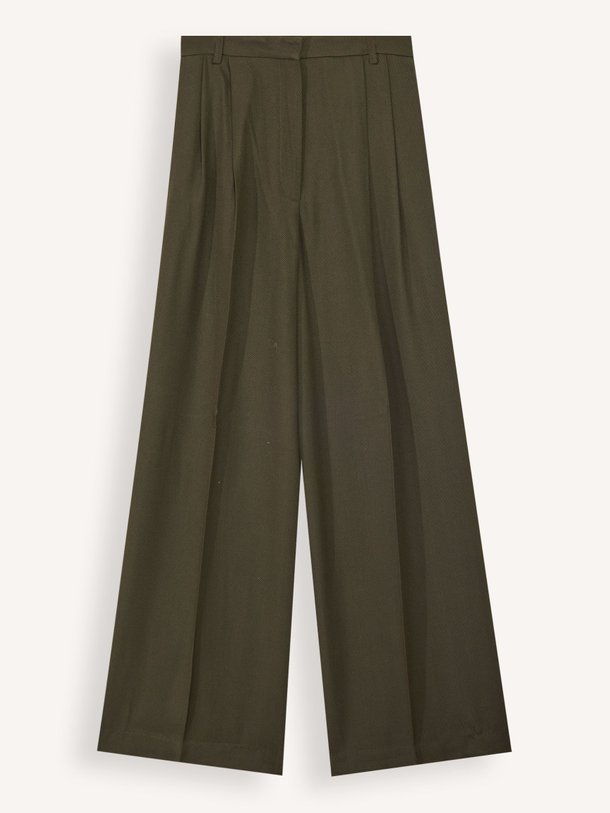 Ontdek de Pallia viscose/wolmix pantalon van Iro in de kleur kaki bij Orangebag. Op werkdagen voor 21:45 besteld, morgen in huis.