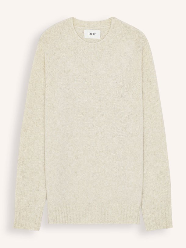Ontdek de Lee merino wolmix trui van NN.07 in de kleur ecru bij Orangebag. Op werkdagen voor 21:45 besteld, morgen in huis.