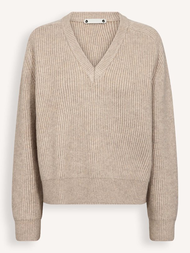 Ontdek de Row gebreide trui van Co'Couture in de kleur beige bij Orangebag. Op werkdagen voor 21:45 besteld, morgen in huis.