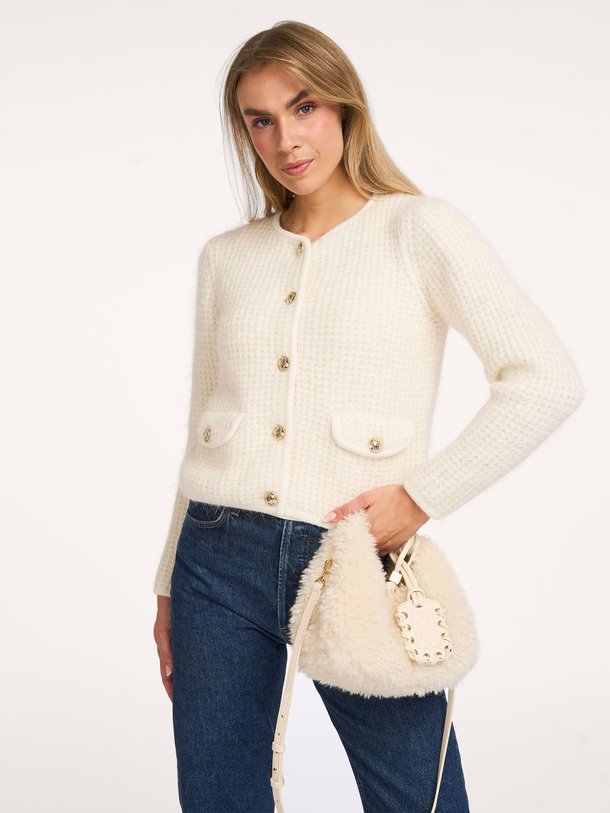 Ontdek de Harry alpacamix vest van ba-sh in de kleur ecru bij Orangebag. Op werkdagen voor 21:45 besteld, morgen in huis.