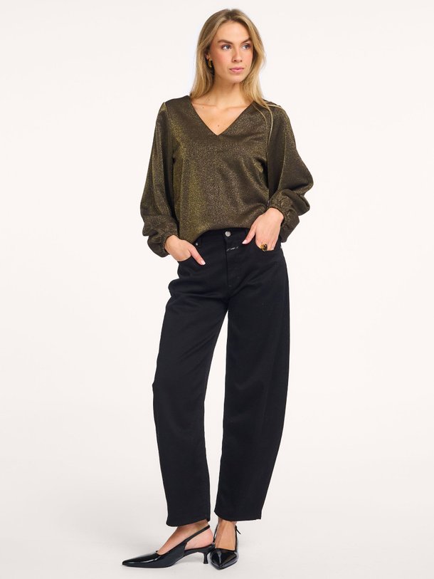 Ontdek de Claudina viscosemix lurex top van Studio Anneloes in de kleur goudkleur bij Orangebag. Op werkdagen voor 21:45 besteld, morgen in huis.