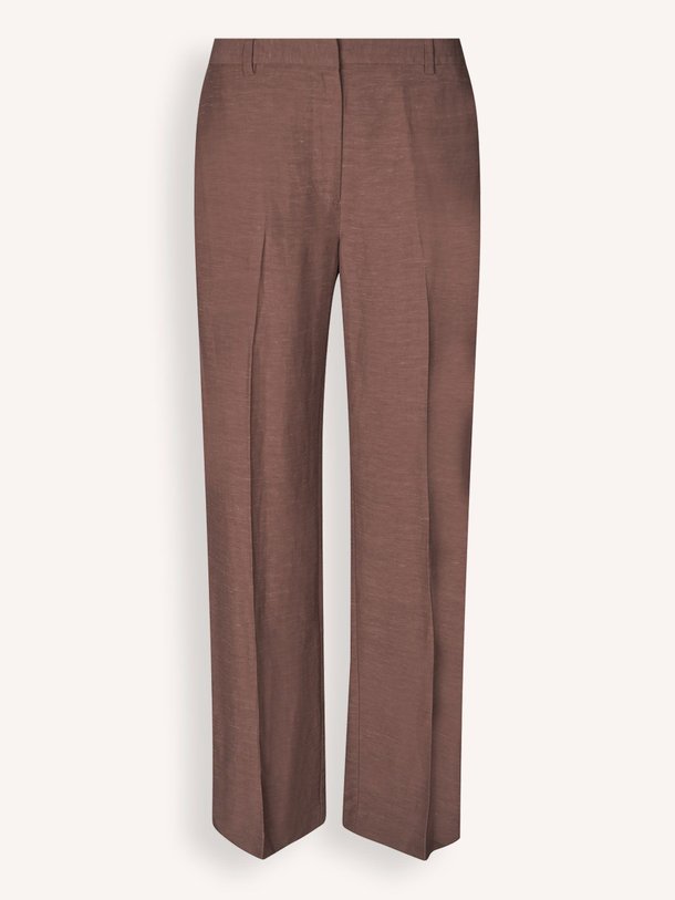Ontdek de salaray viscose/linnenmix broek van Samsoe Samsoe in de kleur bruin bij Orangebag. Op werkdagen voor 21:45 besteld, morgen in huis.