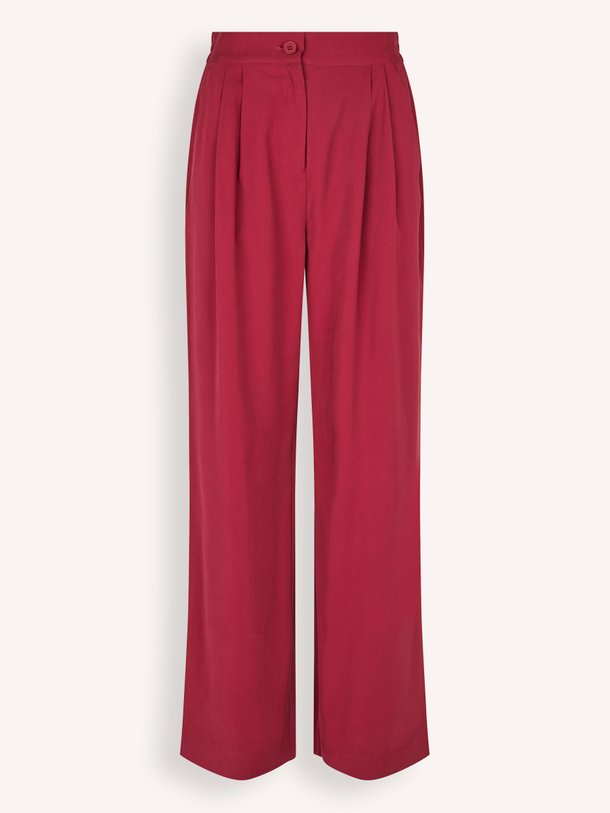 Ontdek de Fanya viscosemix broek van Modstrom in de kleur bordeauxrood bij Orangebag. Op werkdagen voor 21:45 besteld, morgen in huis.