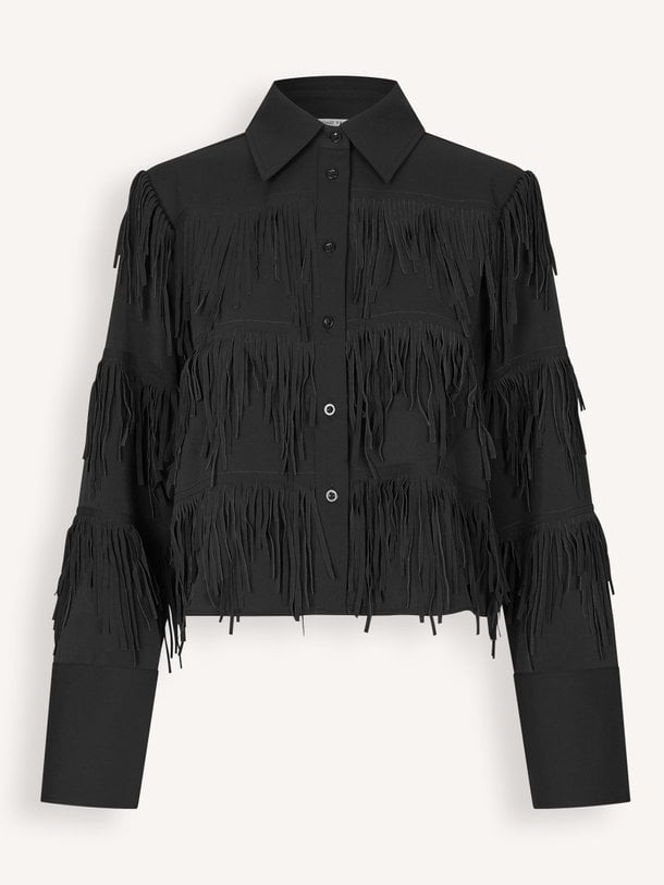 Second Female Dancing - Geweven Blouse Met Franjes - Zwart Ontdek de Dancing geweven blouse met franjes van Second Female in de kleur zwart bij Orangebag. Op werkdagen voor 21:45 besteld, morgen in huis.