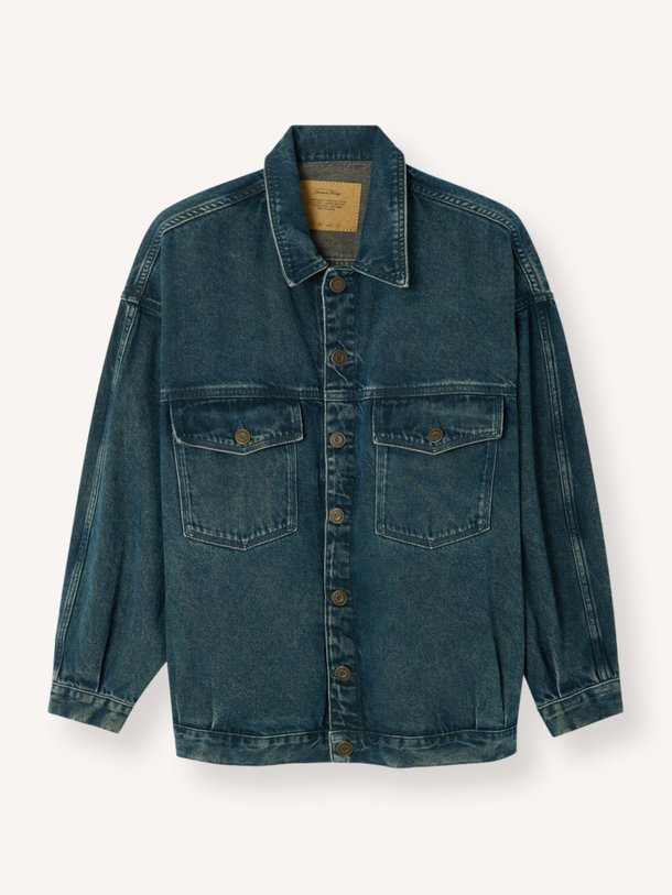 Ontdek de Tiubay denim jack van American Vintage in de kleur donkerblauw bij Orangebag. Op werkdagen voor 21:45 besteld, morgen in huis.