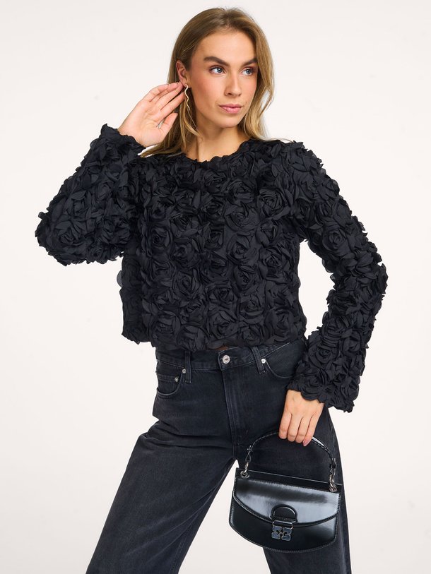 Ontdek de Ingrid geweven top van Gestuz in de kleur zwart bij Orangebag. Op werkdagen voor 21:45 besteld, morgen in huis.