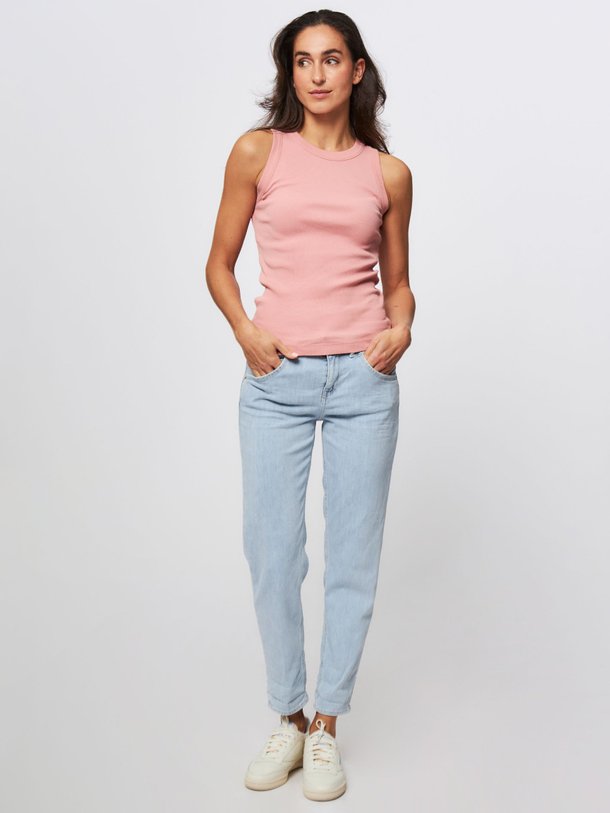 Ontdek de Like low waist skinny fit jeans van Drykorn in de kleur lichtblauw bij Orangebag. Op werkdagen voor 21:45 besteld, morgen in huis.