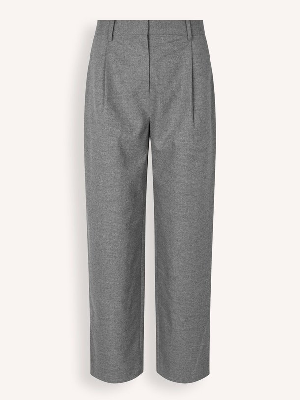 Ontdek de Saagneta viscosemix gemêleerde pantalon van Samsoe Samsoe in de kleur grijs bij Orangebag. Op werkdagen voor 21:45 besteld, morgen in huis.