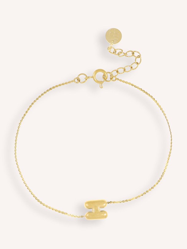 Ontdek de Vergulde armband met letter van Ellen Beekmans in de kleur goudkleur bij Orangebag. Op werkdagen voor 21:45 besteld, morgen in huis.