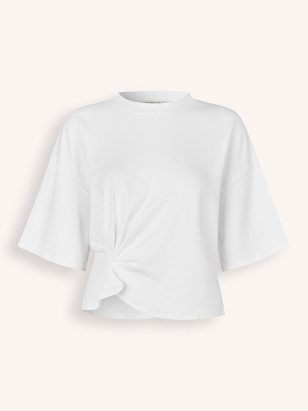 Ontdek de Missouri katoenmix top met plooi detail van Second Female in de kleur wit bij Orangebag. Op werkdagen voor 21:45 besteld, morgen in huis.