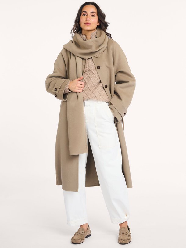 Ontdek de Cashmeremix mantel van Closed in de kleur beige bij Orangebag. Op werkdagen voor 21:45 besteld, morgen in huis.