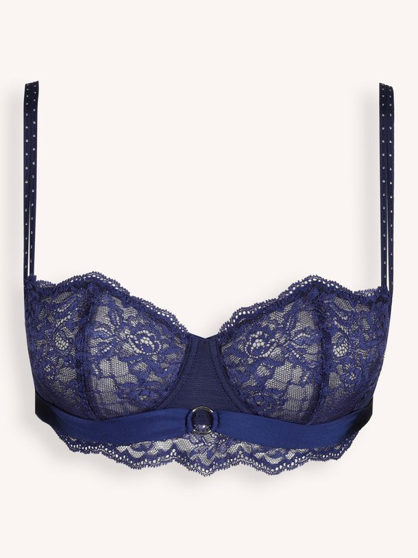 Ontdek de Musea kanten beha van Marie Jo in de kleur blauw bij Orangebag. Op werkdagen voor 21:45 besteld, morgen in huis.