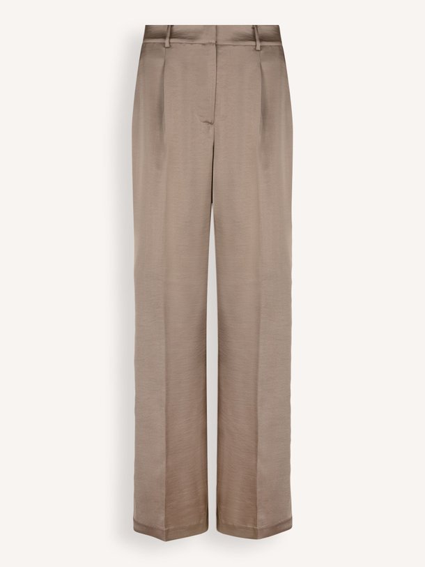 Ontdek de Jules geweven satijnlook wide leg broek van Dante 6 in de kleur bruin bij Orangebag. Op werkdagen voor 21:45 besteld, morgen in huis.