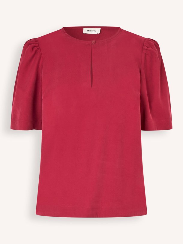 Ontdek de Fanya viscosemix top van Modstrom in de kleur rood bij Orangebag. Op werkdagen voor 21:45 besteld, morgen in huis.