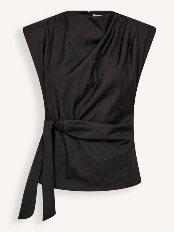 Ontdek de Saga viscosemix top met borduursel van Co'Couture in de kleur zwart bij Orangebag. Op werkdagen voor 21:45 besteld, morgen in huis.