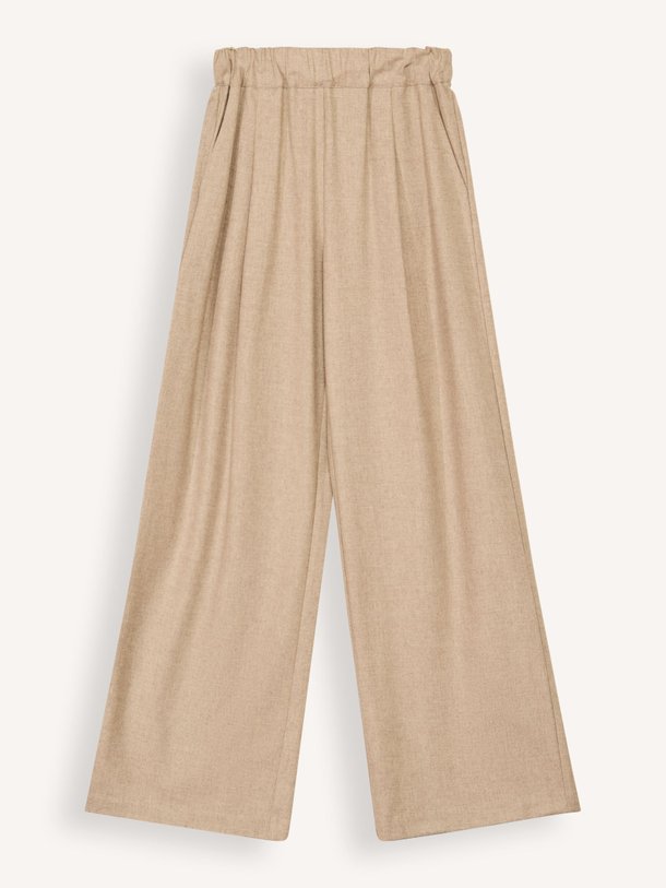 Ontdek de Wolmix broek van No Man's Land in de kleur zand bij Orangebag. Op werkdagen voor 21:45 besteld, morgen in huis.