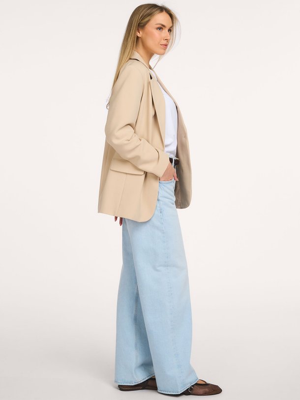Modstrom Gale - Rayonmix Long Fit Blazer - Zand Ontdek de Gale rayonmix long fit blazer van Modstrom in de kleur zand bij Orangebag. Op werkdagen voor 21:45 besteld, morgen in huis.