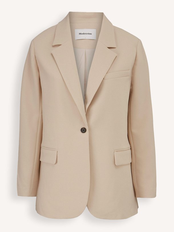 Modstrom Gale - Rayonmix Long Fit Blazer - Zand Ontdek de Gale rayonmix long fit blazer van Modstrom in de kleur zand bij Orangebag. Op werkdagen voor 21:45 besteld, morgen in huis.