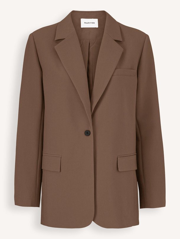 Ontdek de Gale rayonmix blazer van Modstrom in de kleur donkerbruin bij Orangebag. Op werkdagen voor 21:45 besteld, morgen in huis.