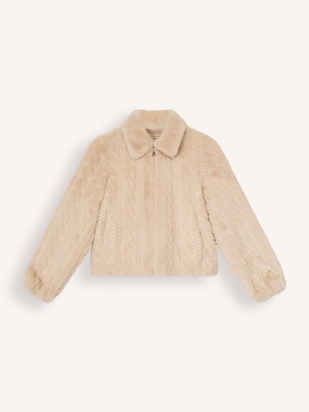 Ontdek de Elisa fake fur jas van La Fee Maraboutee in de kleur ecru bij Orangebag. Op werkdagen voor 21:45 besteld, morgen in huis.