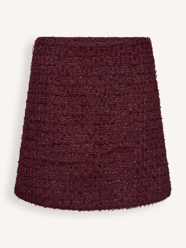 Ontdek de Peach geweven bouclé rok van Co'Couture in de kleur paars bij Orangebag. Op werkdagen voor 21:45 besteld, morgen in huis.