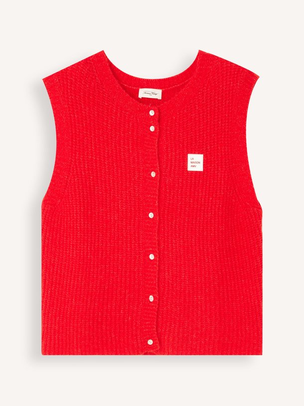 Ontdek de East alpacamix vest van American Vintage in de kleur rood bij Orangebag. Op werkdagen voor 21:45 besteld, morgen in huis.