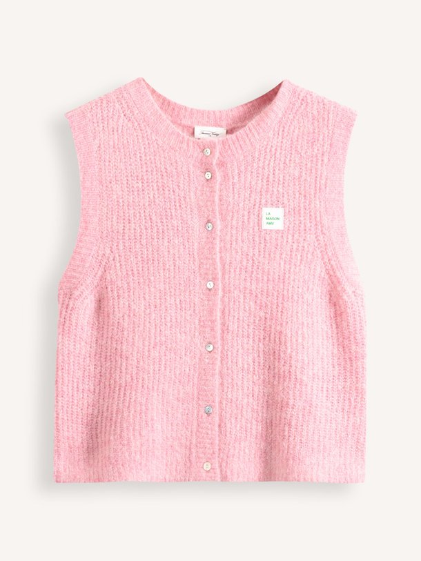 American Vintage East - Alpacamix Vest - Roze Ontdek de East alpacamix vest van American Vintage in de kleur roze bij Orangebag. Op werkdagen voor 21:45 besteld, morgen in huis.
