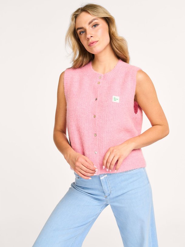 Ontdek de East alpacamix vest van American Vintage in de kleur roze bij Orangebag. Op werkdagen voor 21:45 besteld, morgen in huis.