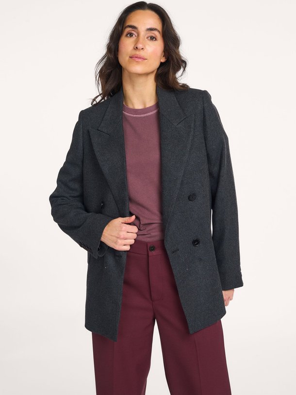 Ontdek de Wolmix blazer van Closed in de kleur donkergrijs bij Orangebag. Op werkdagen voor 21:45 besteld, morgen in huis.