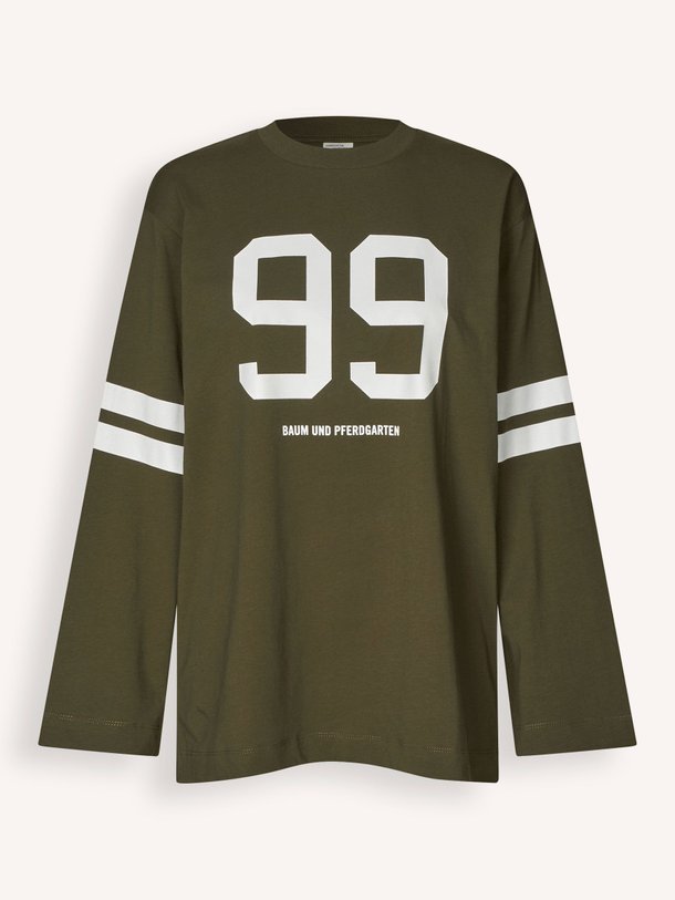 Ontdek de Jeevana organic cotton longsleeve met print van Baum und Pferdgarten in de kleur groen bij Orangebag. Op werkdagen voor 21:45 besteld, morgen in huis.