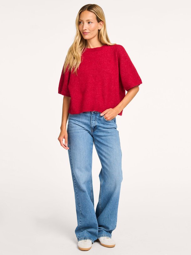 Ontdek de Mohairmix gemêleerde trui van No Man's Land in de kleur rood bij Orangebag. Op werkdagen voor 21:45 besteld, morgen in huis.