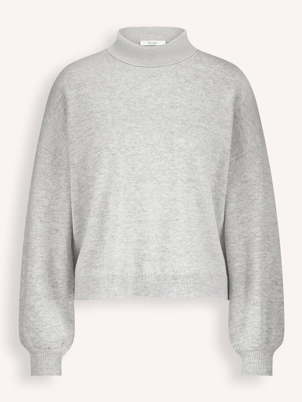 Ontdek de Sammie merino wollen gemêleerde coltrui van By-Bar in de kleur lichtgrijs bij Orangebag. Op werkdagen voor 21:45 besteld, morgen in huis.