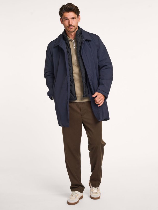 Ontdek de Qm549 geweven jas van Krakatau in de kleur donkerblauw bij Orangebag. Op werkdagen voor 21:45 besteld, morgen in huis.